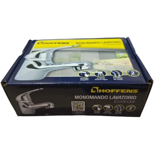 imagen de monomando para Lavamanos hoffens controla el agua fria y caliente con precision